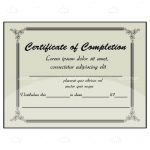Certificate of Completion Background